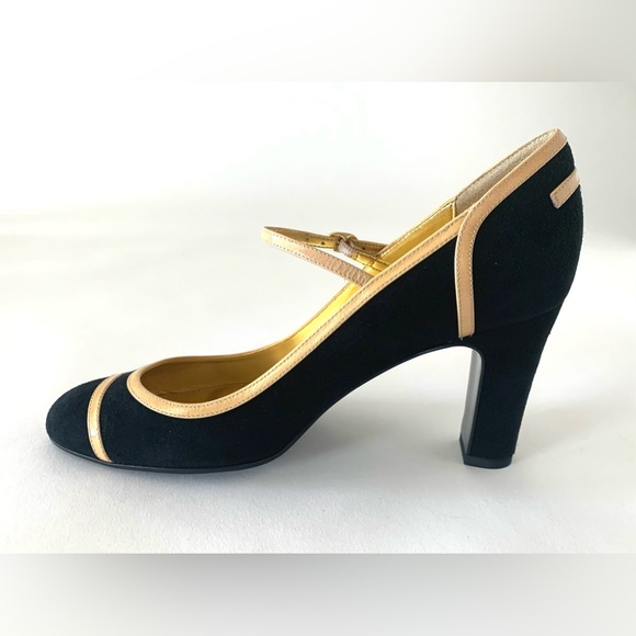 J. Crew Mary Jane suede and patent leather pumps. Never worn, size 8. - Picture 2 of 10